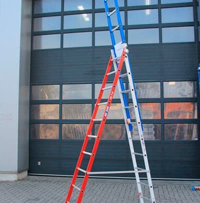 Escalera de aluminio transformable